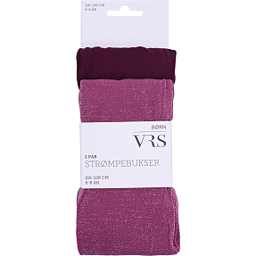VRS børne strømpebukser str. 3-5 år - lyserød