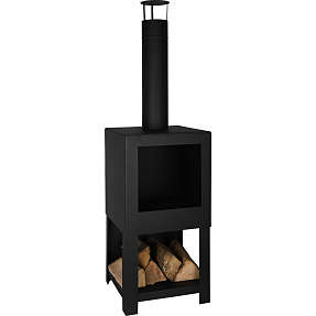 Tempe havepejs med brændedepot