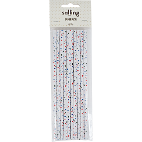 Salling sugerør 10-pak - hvid