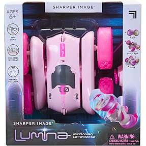 SHARPER IMAGE Fjernstyret bil- Flip stunt LED- LUMINA