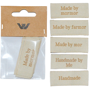 Label "made by" 5-pak