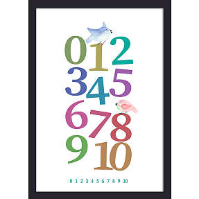 Plakat med sort ramme 21 x 29,7 cm