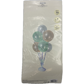 Salling ballonholder med LED H: 70 cm - varm hvid