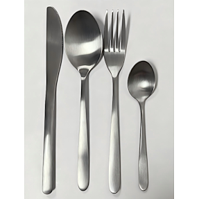 Køkkenchef bestiksæt 16 dele - mat stål