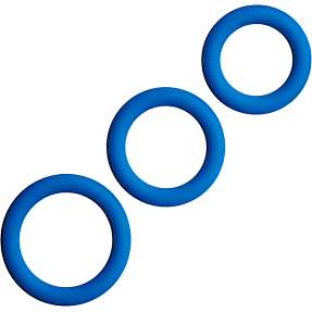 MR.MEMBR ekstra tyk blå penisring sæt