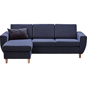 Rom Nordic vendbar sofa med chaiselong - navy