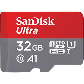 Sandisk MicrosSDHC Ultra 32GB 120MB/s med adapter