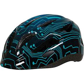 CSI cykelhjelm til børn - blå kredsløb