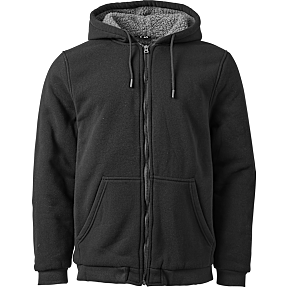 VRS herre foret hættetrøje str. S - sort