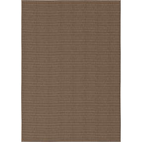 Luna fladvævet udendørstæppe - mocca