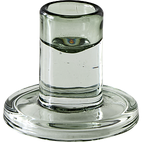 Lysestage H:6 cm - grøn