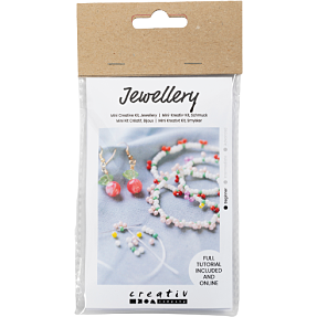 Mini kreativt kit - armbånd og ørering