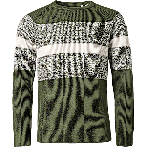 Produkt herre strik str. M - mørkegrøn