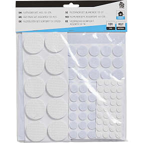 HomeFixer filtpuder 131 stk – flere varianter – assorteret