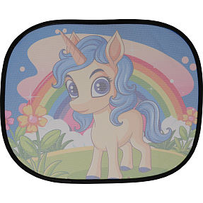 Solskærm m. Enhjørning 2-pak