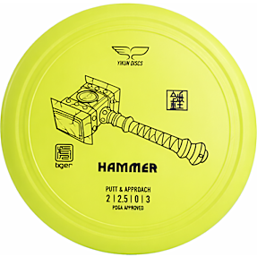 Yikun Disc Golf Putter Hammer Tiger