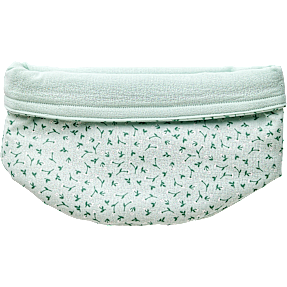 Salling brødpose - aqua/blomst