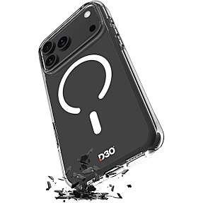 PURO Impact D3O® Bio cover til iPhone 17 Pro - transparent