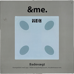 &me badevægt- hvid