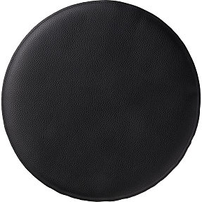 Salling siddehynde - sort læderlook