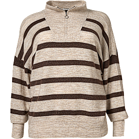 VRS dame striktrøje str. 52 - beige