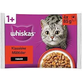 Vådfoder i sovs m. okse og kylling