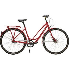 SCO Premium Comfort damecykel 7 gear 28" 2025 - rød