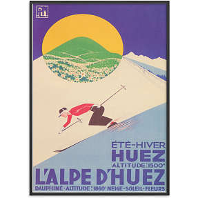 L’aple d’huez - 50x70 cm