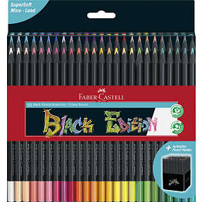 Faber-Castell farveblyanter black edition 50-pak
