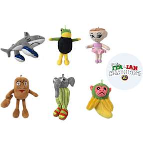 Italian Brainrot plysdyr 42 cm - flere varianter - assorteret