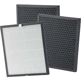 HEPA H13 2-i-1 aktivt kul filter 3-pak