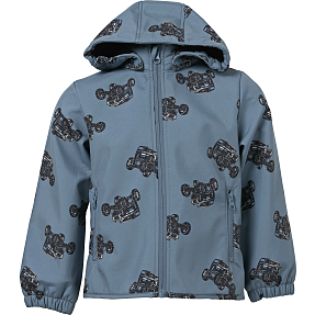 VRS børne softshell jakke str. 140 - blå