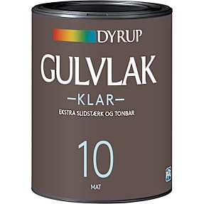 Dyrup gulvlak 0,75 liter - transparent