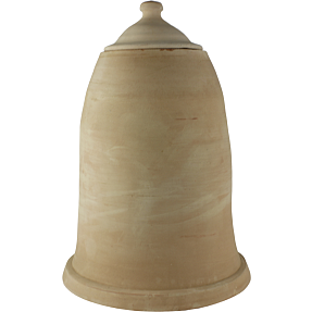 Rabarberkrukke i terracotta - H: 41 cm. Ø: 32 cm.