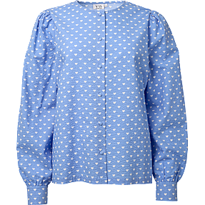 VRS dame bluse str. M - blå