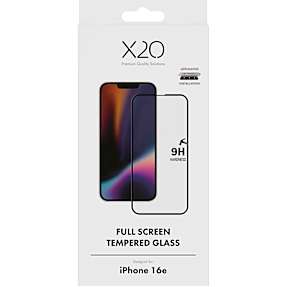 X2O Fuldskærm Beskyttelsesglas Apple iPhone 17e/16e