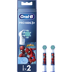 Oral-B Pro Kids 3+ tandbørstehoveder 2-pak - Spider-Man