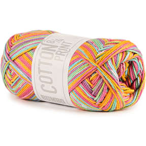 BUMBO Bomuldsgarn print - Blomstermark 1519