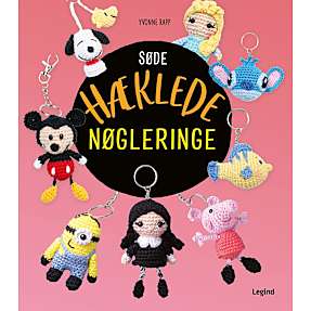 Søde hæklede nøgleringe - Yvonne Rapp