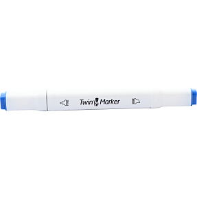 Danpen twinmarker royal blå farve 70