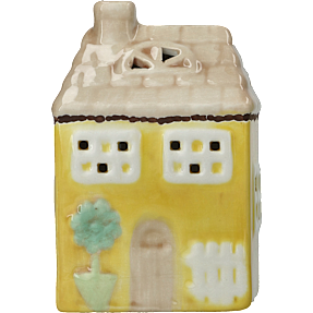 Keramikhus med LED-lys - flere varianter - assorteret