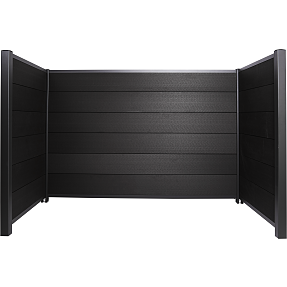 Hortus Bologna komposit skraldespandsskjuler - børstet look