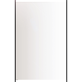 Nordic glashegn til alu stolper H: 150 x B: 100 cm klar glas