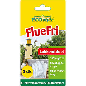 Fluefri lokkemiddel genopfyldning fælde 3-pak