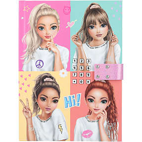 TopModel SNAP SHOTS dagbog med kode og musik