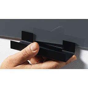 NAGA Holder til Markere til Glastavler - Sort Metal