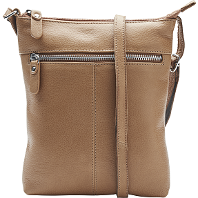 Dame skindtaske - camel