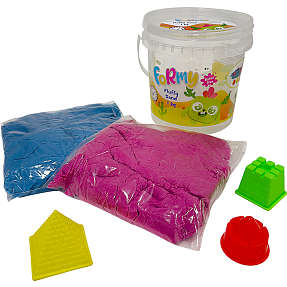 Formy Fluffy sand spand med forme