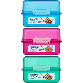 Sistema Lunch madkasse (1,4L) - flere varianter - assorteret