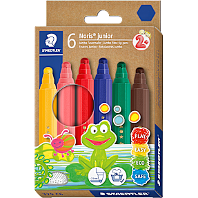 Staedtler Noris Junior tuscher 6-pak
